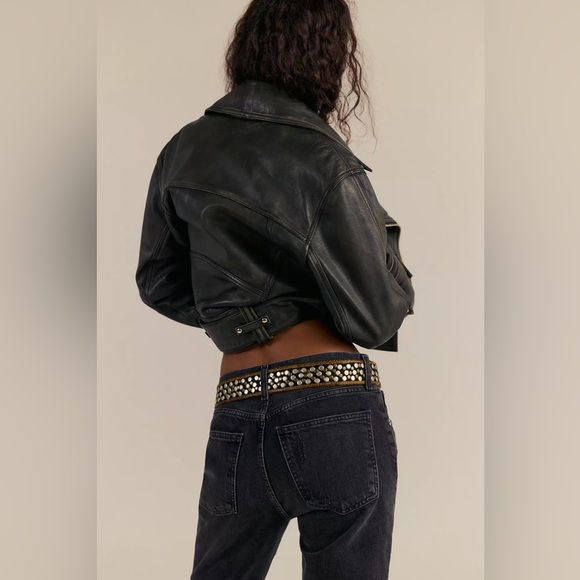 NWT! FP Free People Animal Instinct Pocket Belt Sz S/M & M/L - Picture 3 of 6